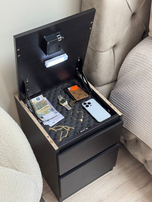 StashShelf™ - Storage chest of 3-drawers (1-secret)