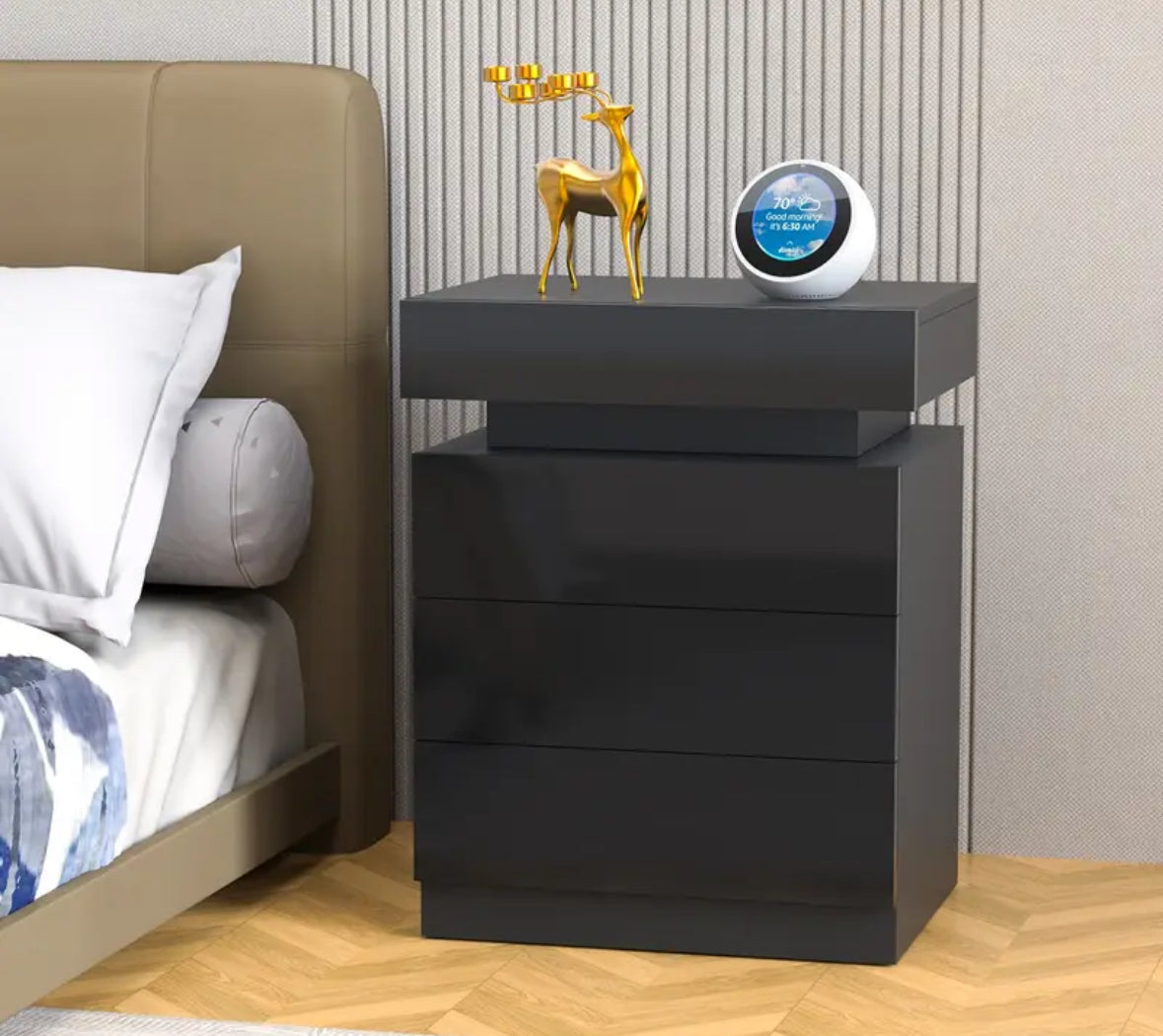 Storiva™ WhisperCabinet™: Modern Multi-Storage Shelf with RFID Lock Hidden Compartment Furniture /Secret Compartment Furniture