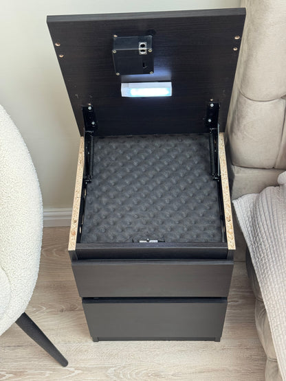 StashShelf™ - Storage chest of 3-drawers (1-secret)