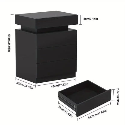 Storiva™ WhisperCabinet™: Modern Multi-Storage Shelf with RFID Lock Hidden Compartment Furniture /Secret Compartment Furniture